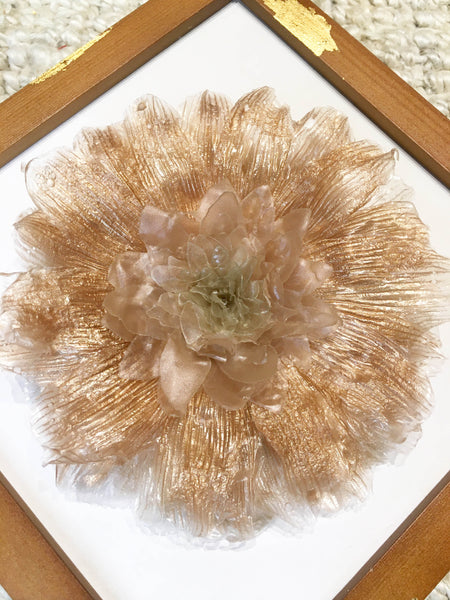 Air Daisy Gerbera In Frame | Peach