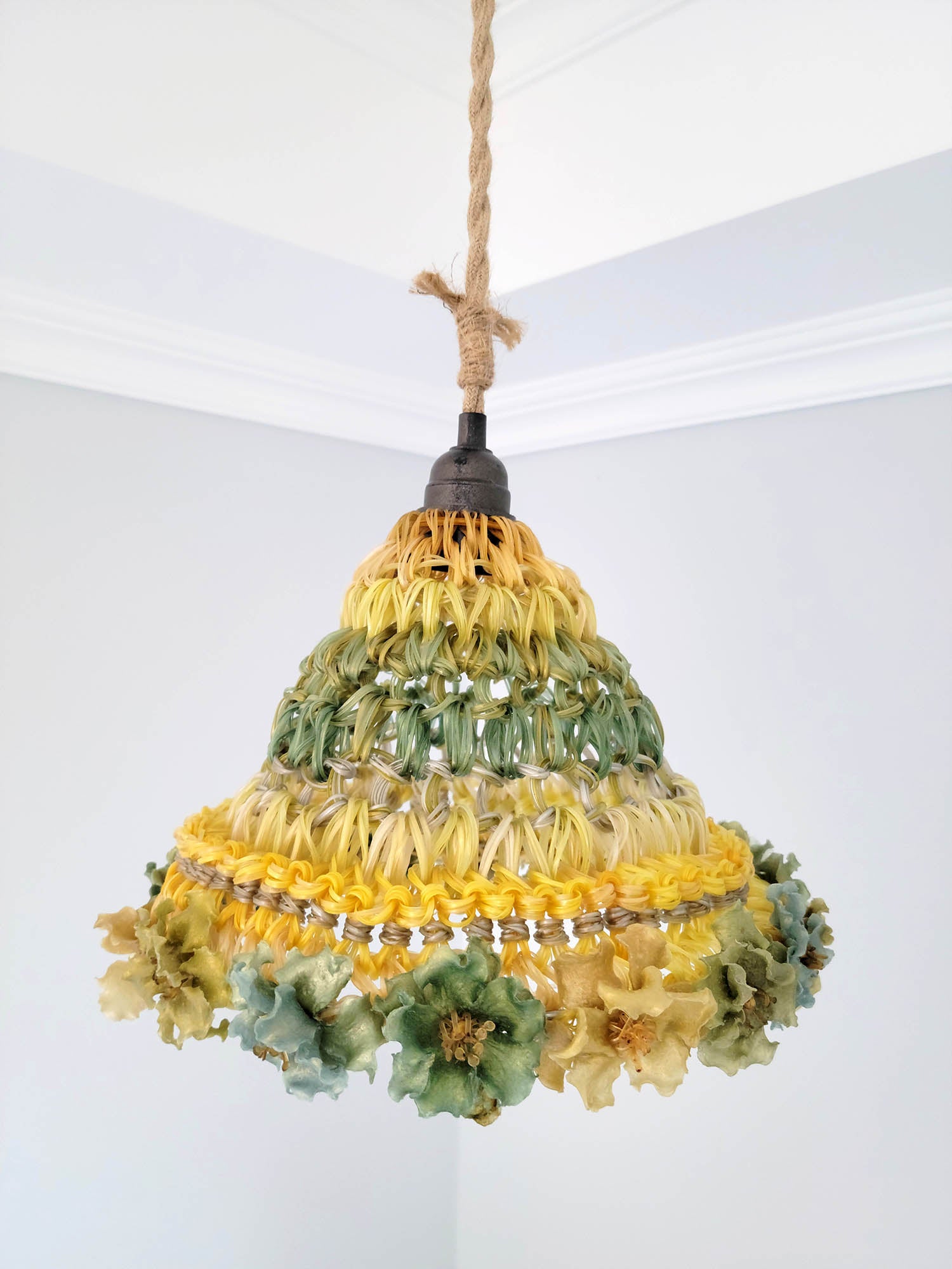 Primal Flora Pendant Lamp by Yi Hsuan Sung at Flora Gild